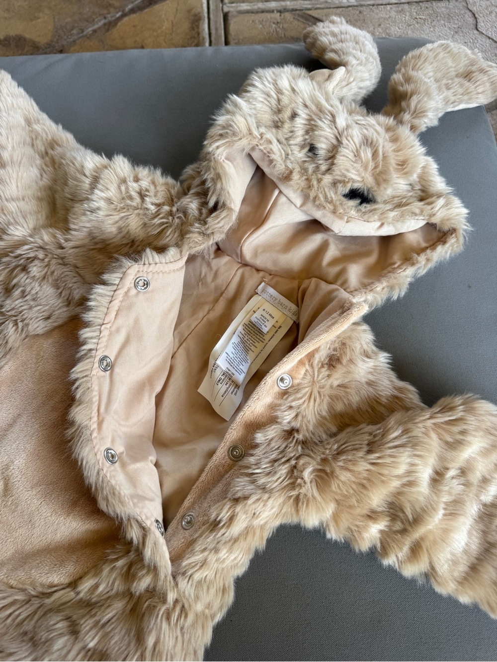 Pottery Barn Kids Baby Dog Halloween Costume 6-12M Very Fluffy Plush Puppy - Picture 11 of 11